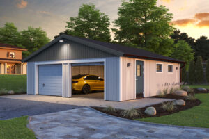 Andre 44.7 m² with sectional door